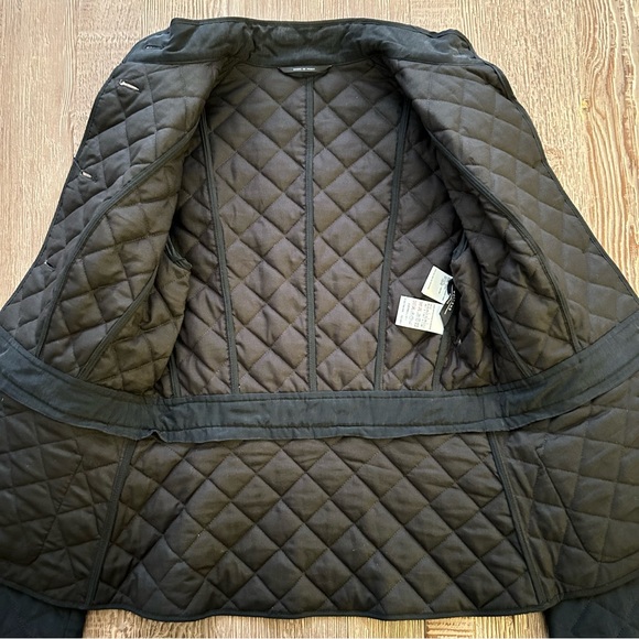 Max Mara Weekend Quilted Black Jacket Size 2 - Picture 4 of 5